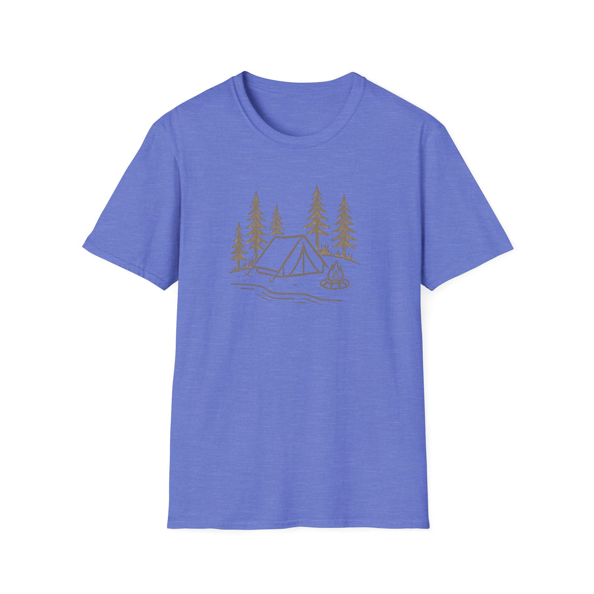 Camping Tent and Campfire T-Shirt