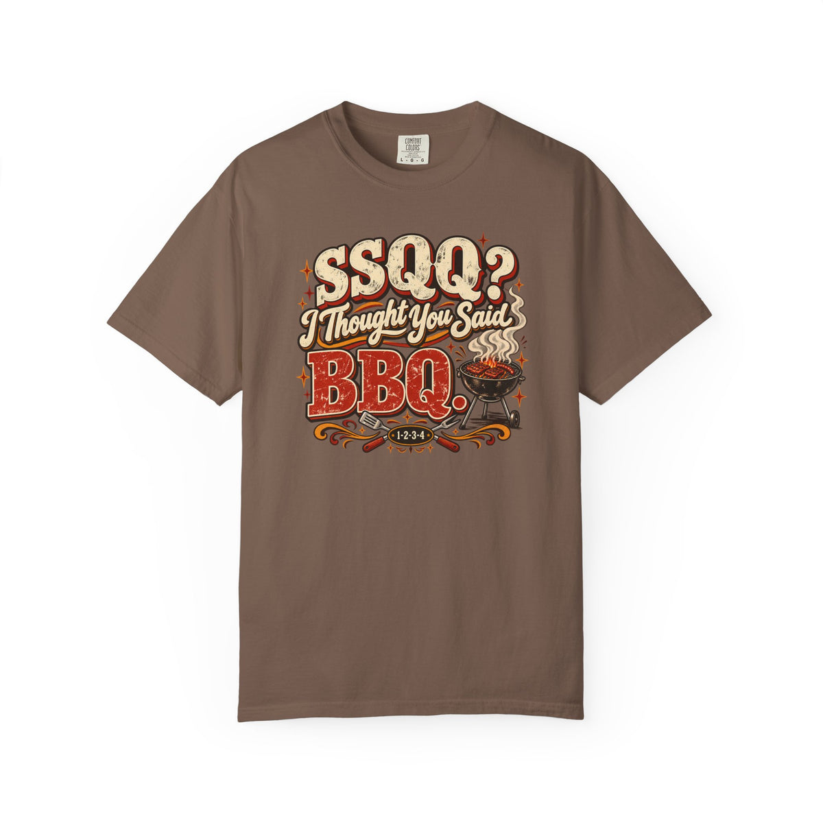 SSQQ I Thought You Said BBQ Shirt, Funny Two Step Dance Tee, Country Dancing Humor Gift, Comfort Colors 1717