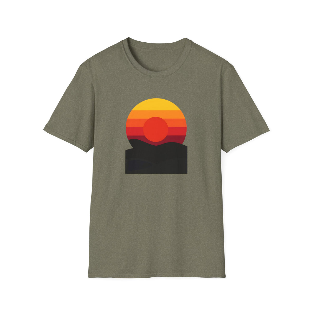 Vibrant Sunset Gradient T-Shirt