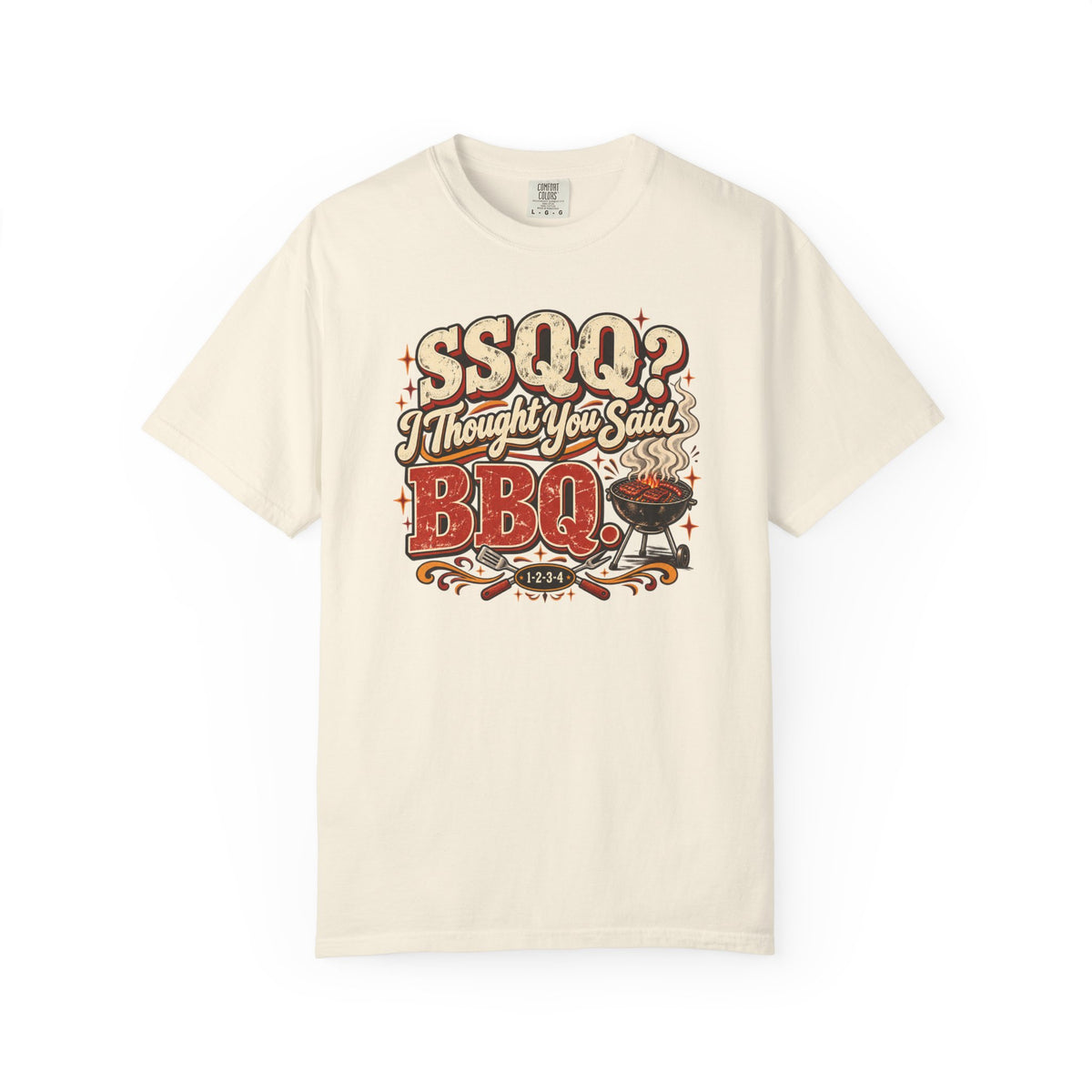 SSQQ I Thought You Said BBQ Shirt, Funny Two Step Dance Tee, Country Dancing Humor Gift, Comfort Colors 1717
