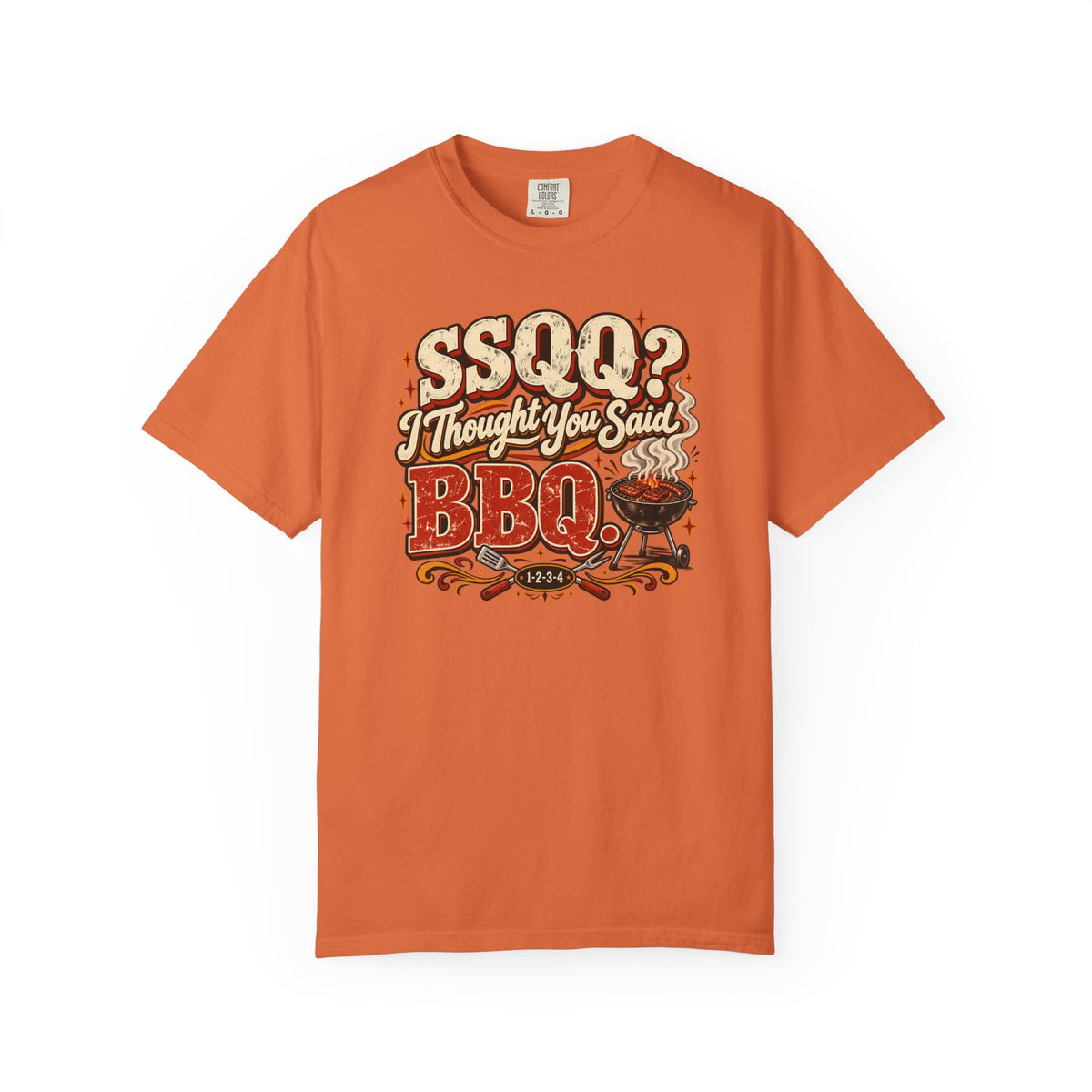 SSQQ I Thought You Said BBQ Shirt, Funny Two Step Dance Tee, Country Dancing Humor Gift, Comfort Colors 1717