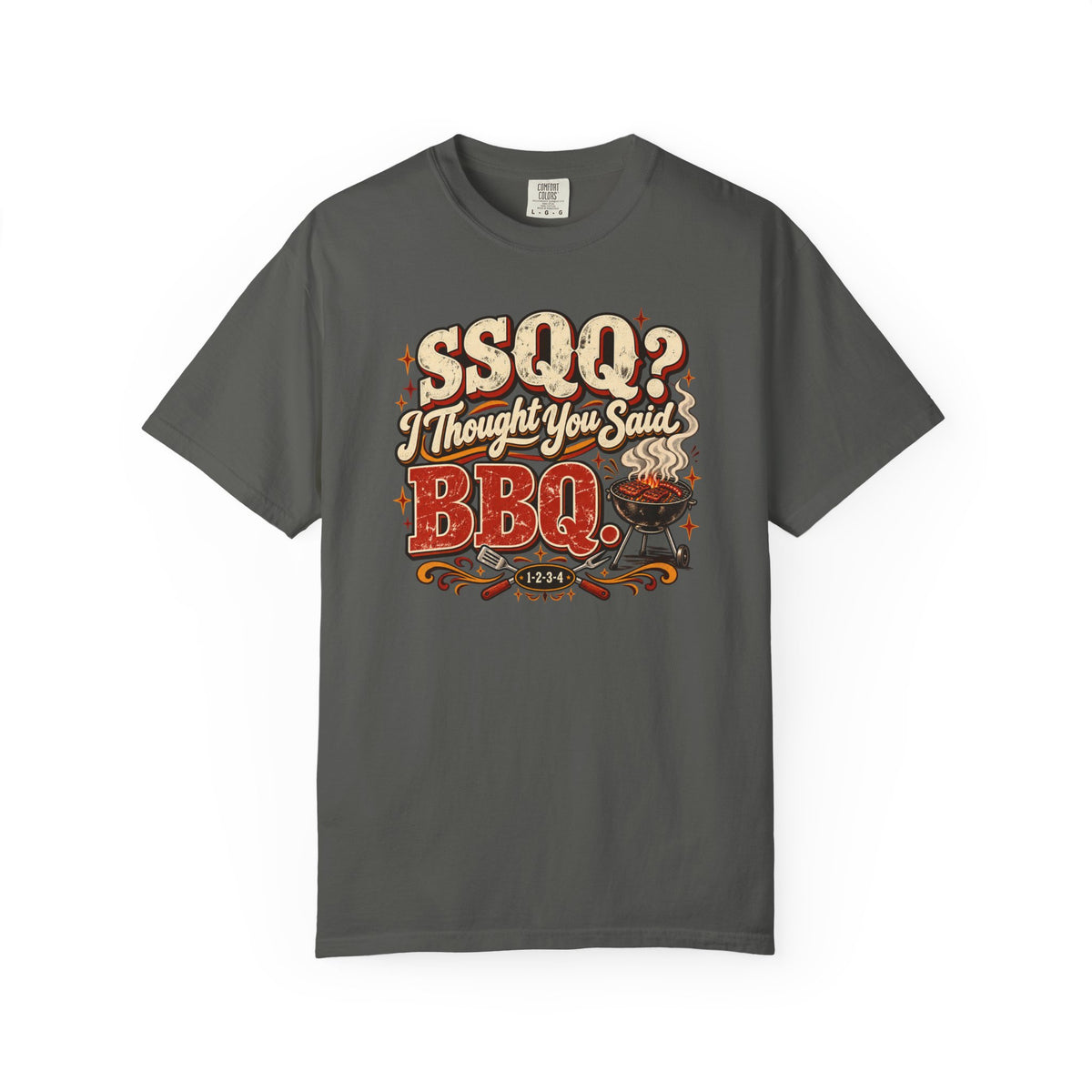 SSQQ I Thought You Said BBQ Shirt, Funny Two Step Dance Tee, Country Dancing Humor Gift, Comfort Colors 1717