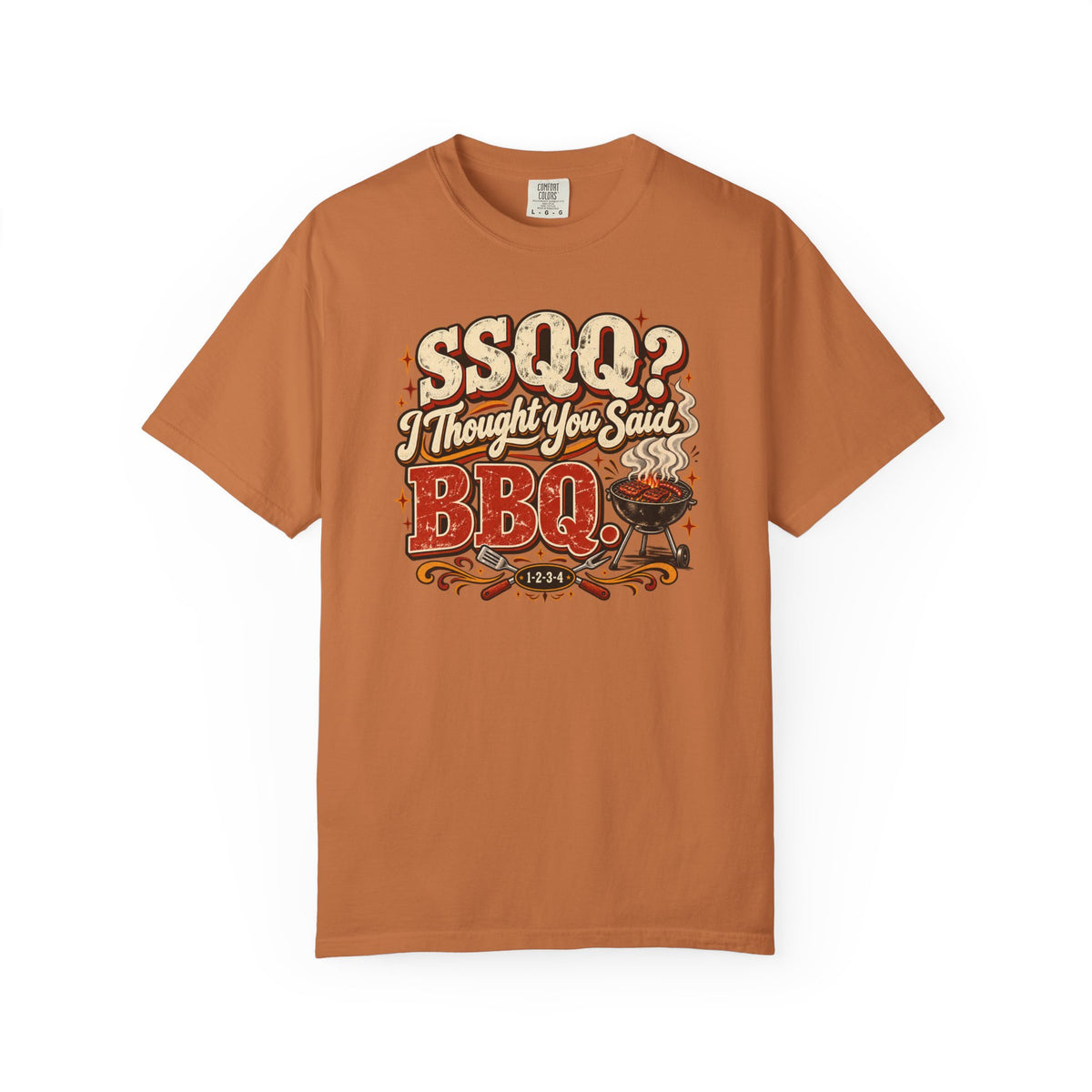 SSQQ I Thought You Said BBQ Shirt, Funny Two Step Dance Tee, Country Dancing Humor Gift, Comfort Colors 1717